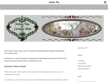Tablet Screenshot of juliantea.com